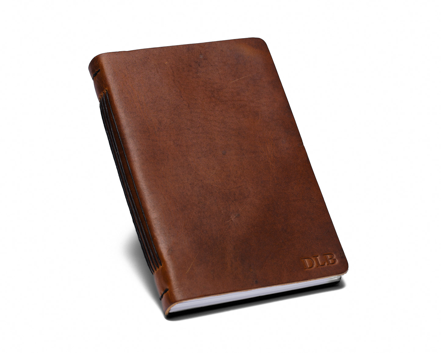 Personalized Leather Journal with Mushrooms