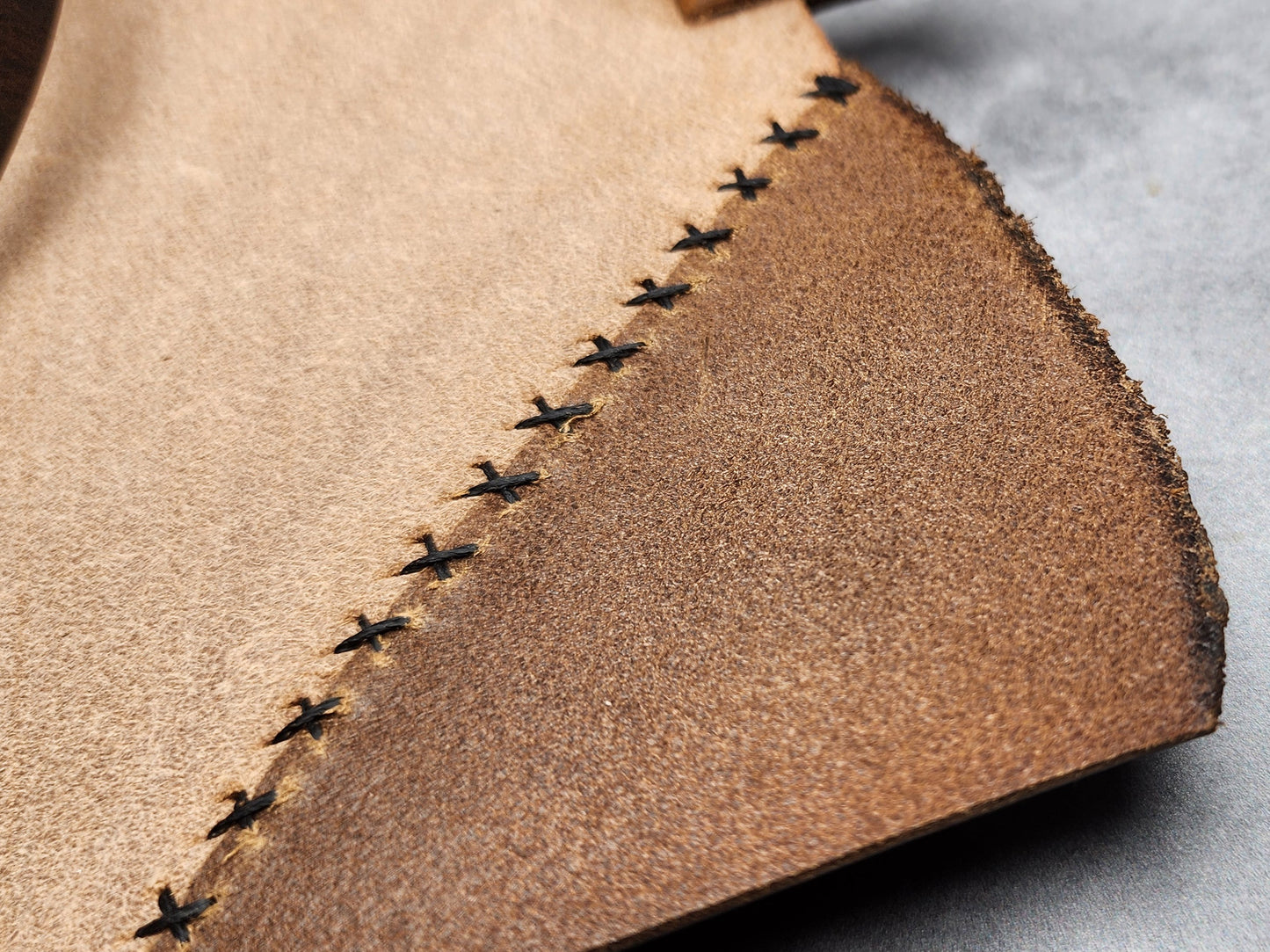 A5 (5.5x8.5") Wrap leather journal with lined pages - ooak