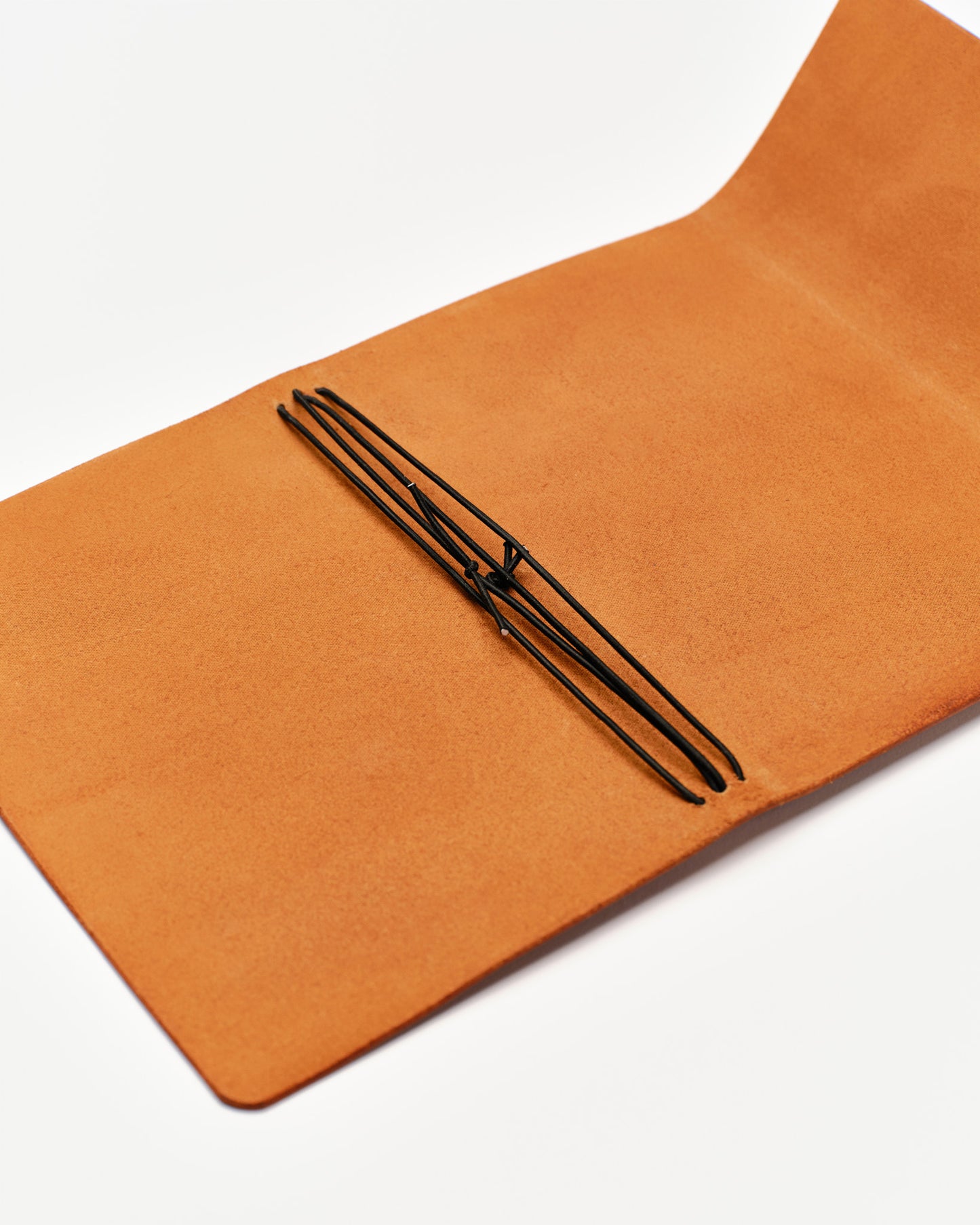 Refillable trifold leather journal cover - Inserts sold seperately