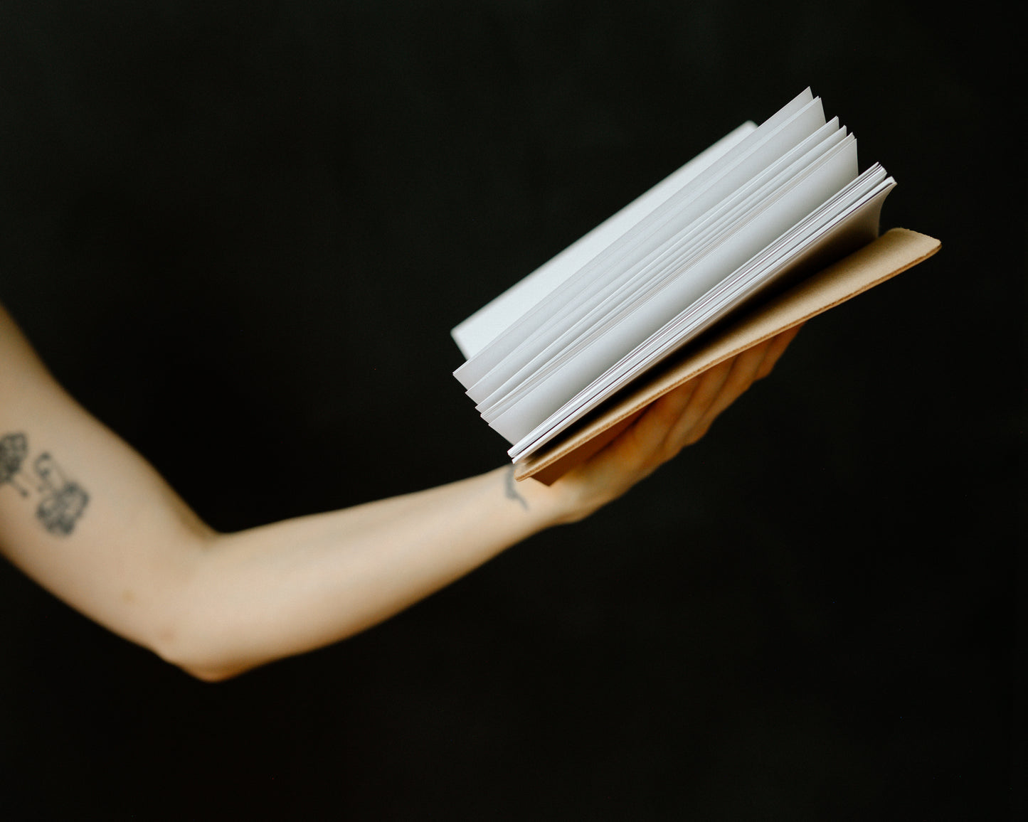 Personalized Leather Journal with Mushrooms