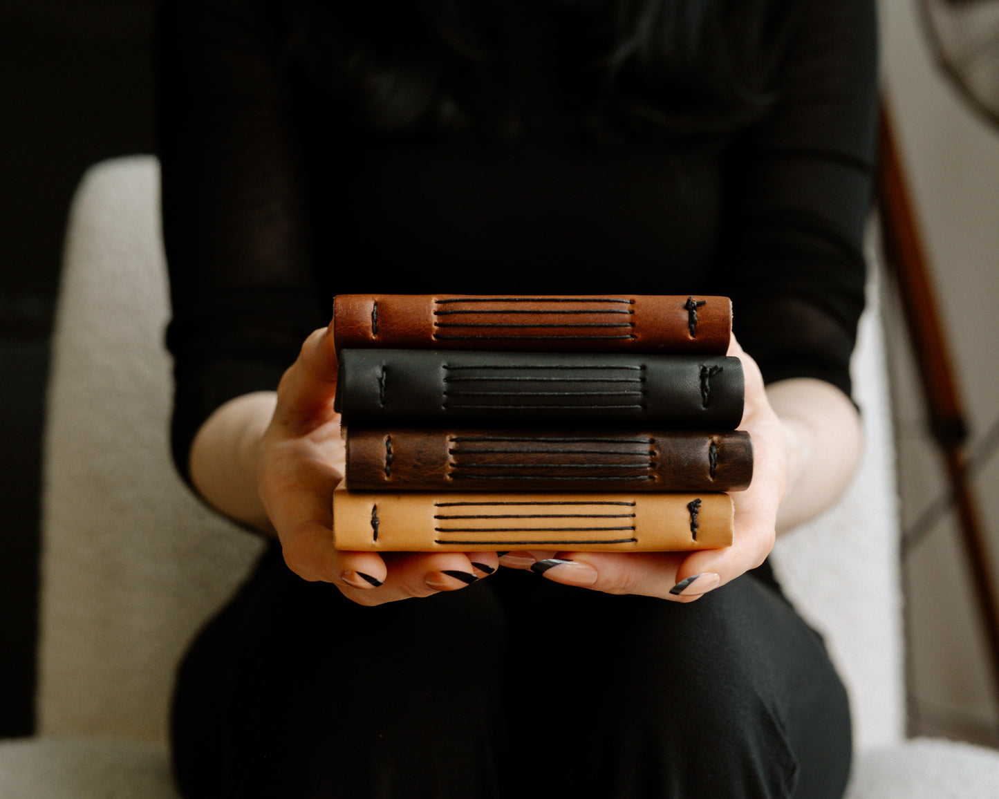 Personalized Leather Wedding Guestbook, Vow book & Officiant book set