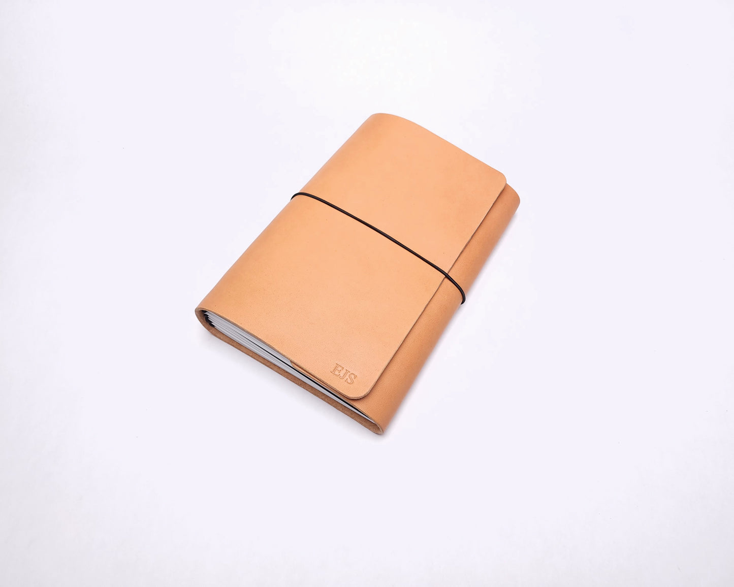 Refillable trifold leather journal cover - Inserts sold seperately
