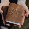 custom leather vow books