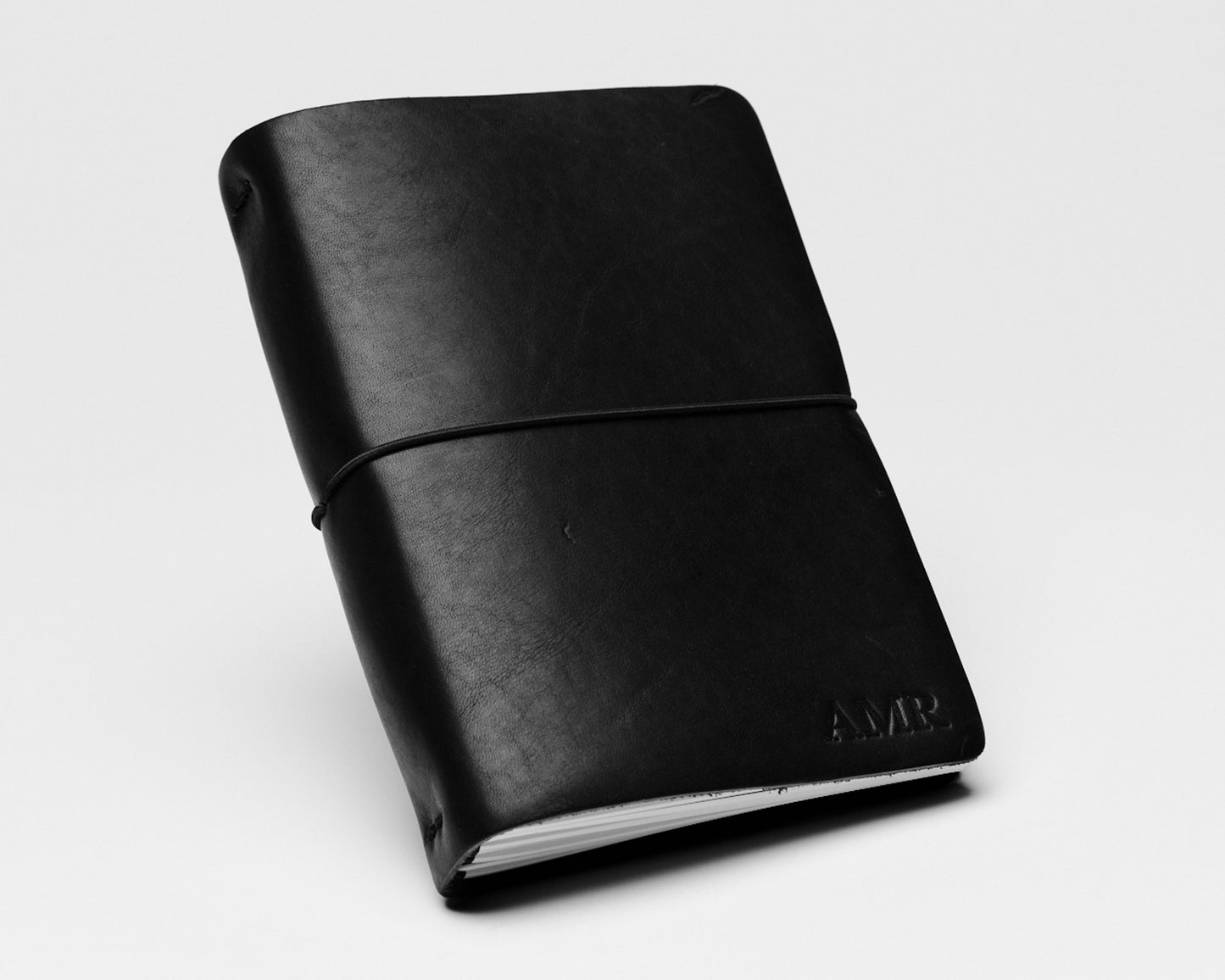 REFILLABLE Leather Notebook / Sketchbook with Elastic Closure