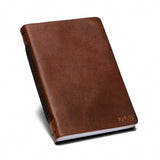 Personalized Leather Journal with Phases of the Moon