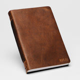 Personalized Leather Notebook / Sketchbook , No strap or closure - Tan Color
