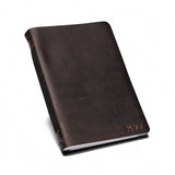 Personalized Leather Journal with Phases of the Moon