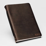 Personalized Leather Wedding Guestbook with Tree