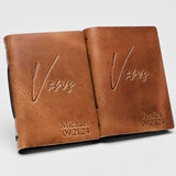 Personalized Leather Vow Books - Vows