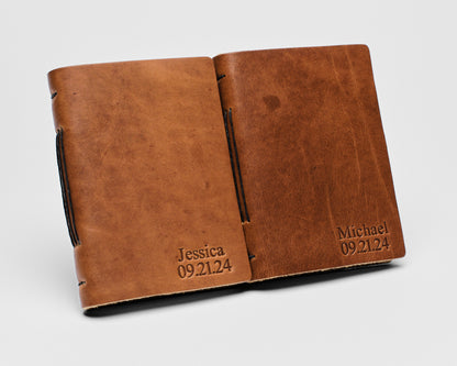 Wedding Guestbook & Vow Books Set | Simple cover