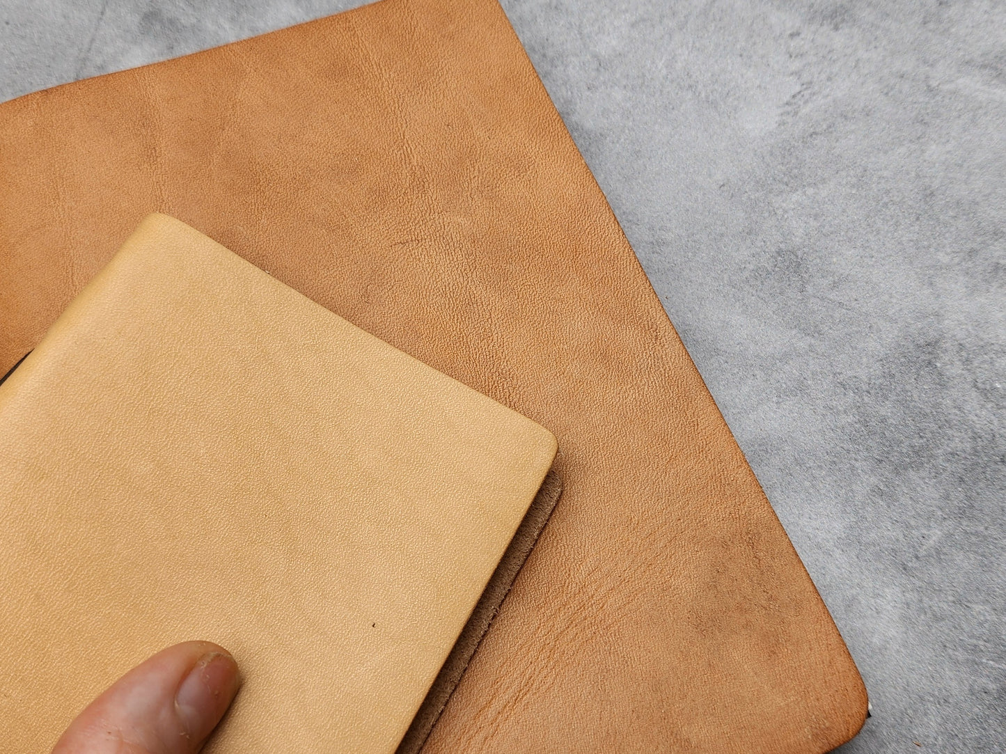 Misfits sale - B6 (5x7") size Minimal leather journal with blank pages - Natural color (#19)