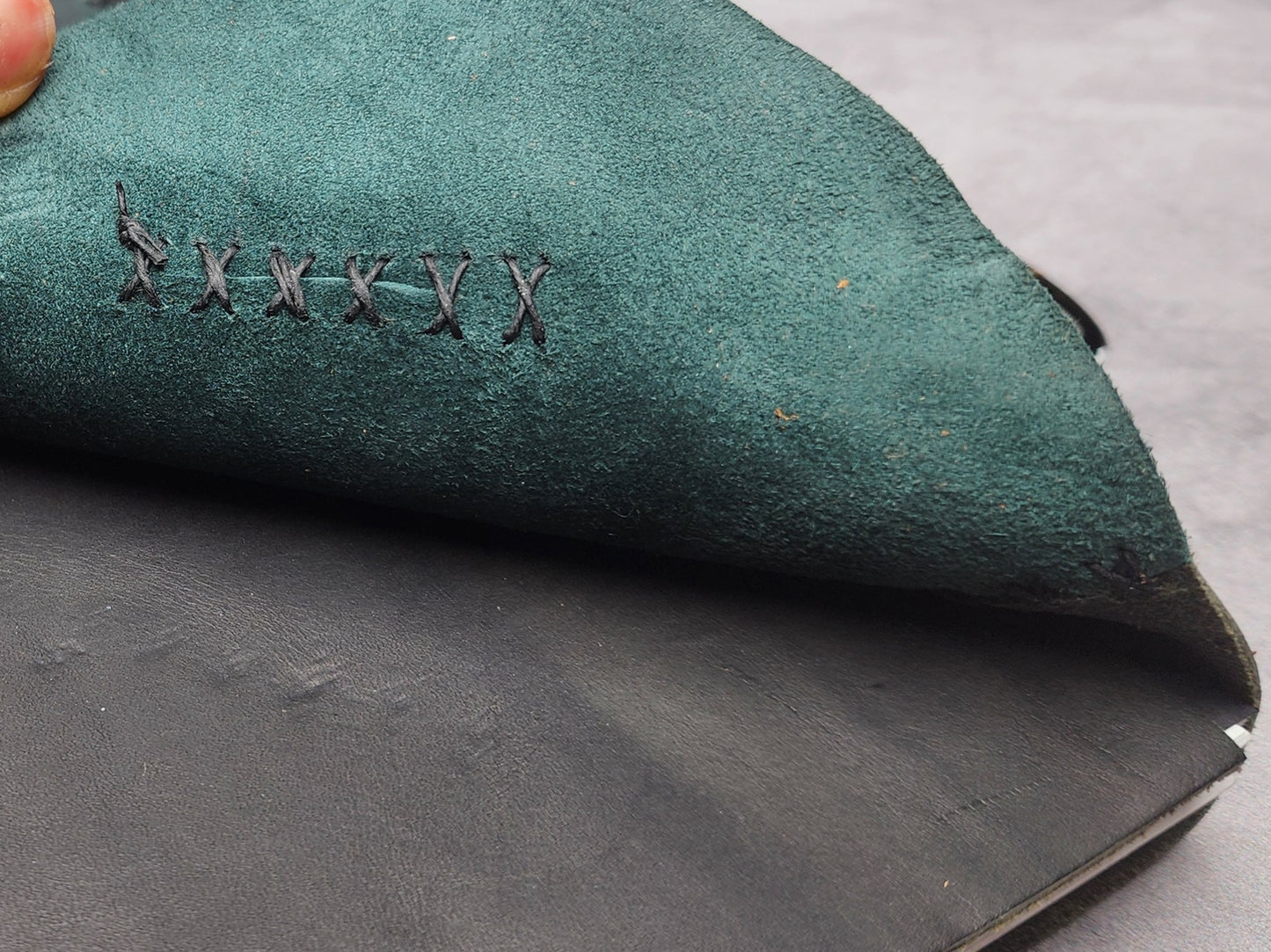 B5 (8x10") Wrap leather journal with blank pages (#12)