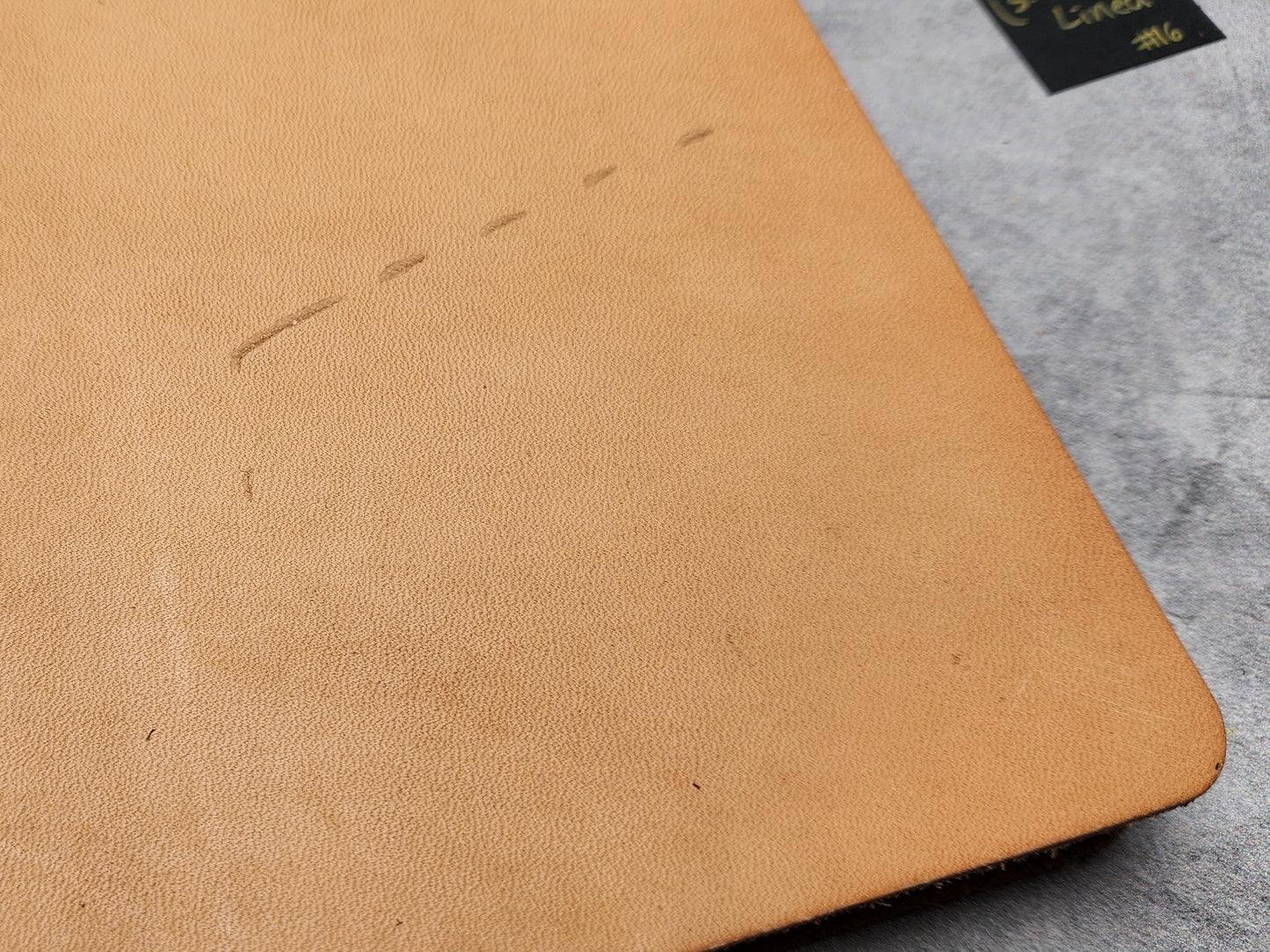 Misfits sale - A5 size Minimal leather journal with lined pages - Natural color (#16)