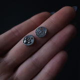Journal charms - Sterling silver & brass for trifold and refillable journals