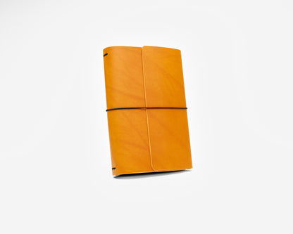 Refillable trifold leather journal cover - Inserts sold seperately