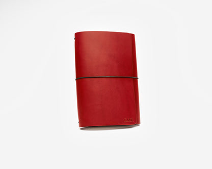 Refillable trifold leather journal cover - Inserts sold seperately