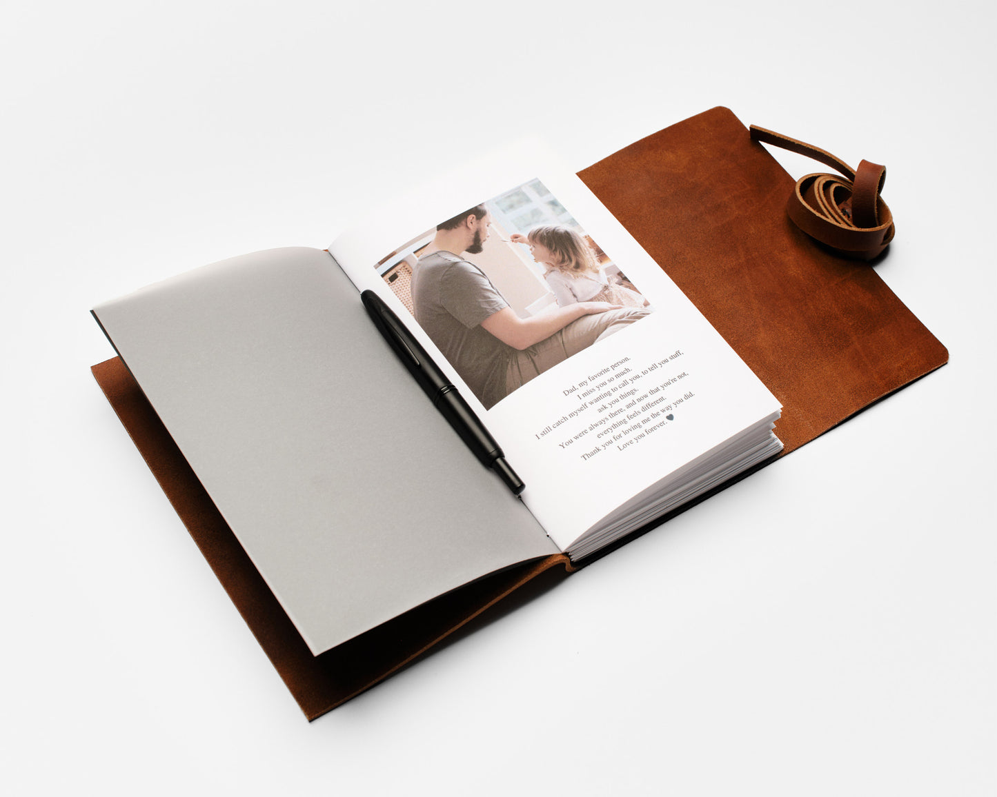 Custom Memorial Journal with Title Page