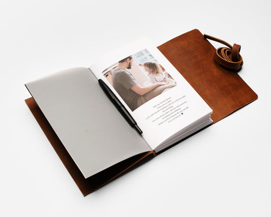 Custom Title Page for Hand Bound Journals