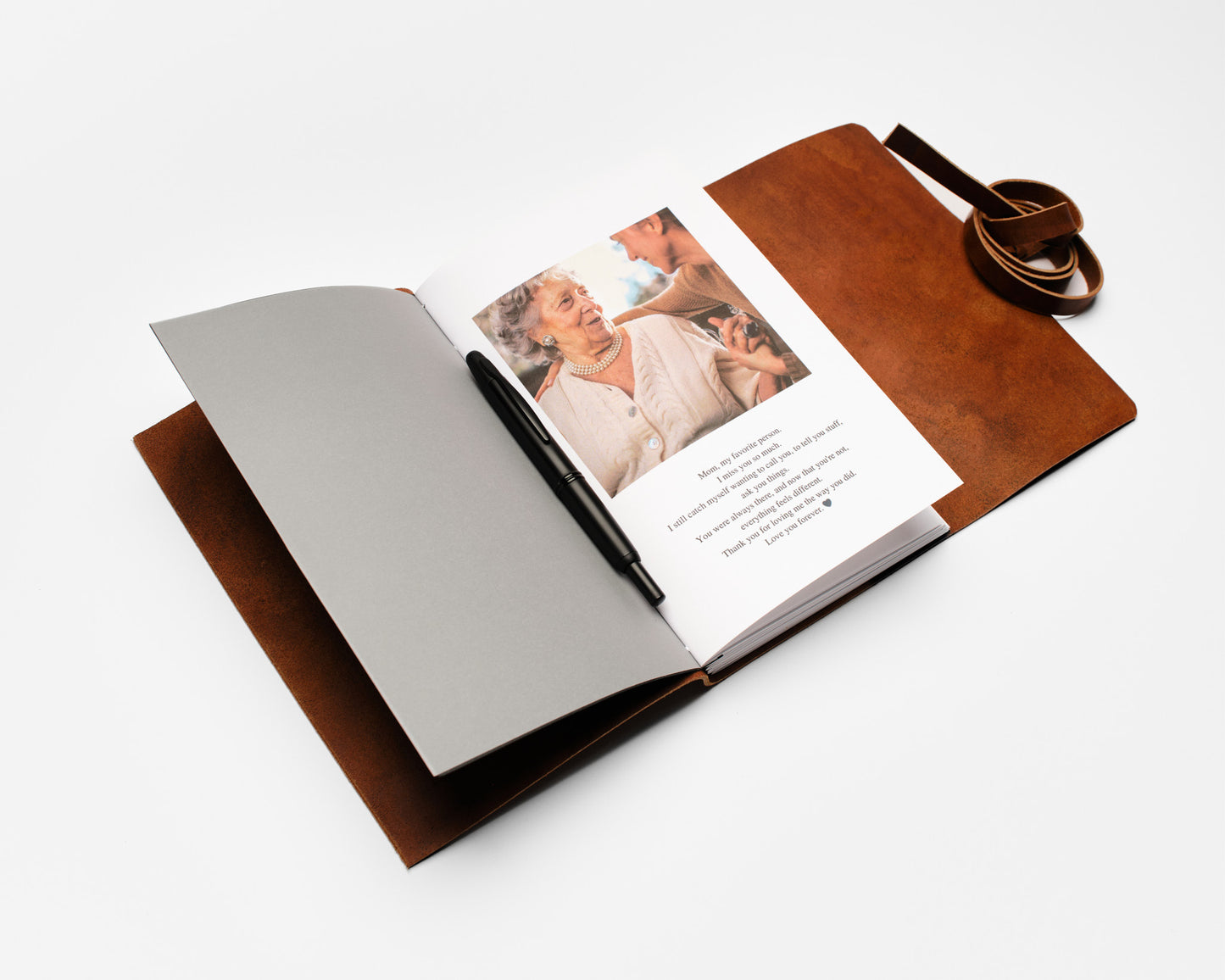 Custom Memorial Journal with Title Page