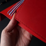 Trifold Leather Journal with Document Pocket
