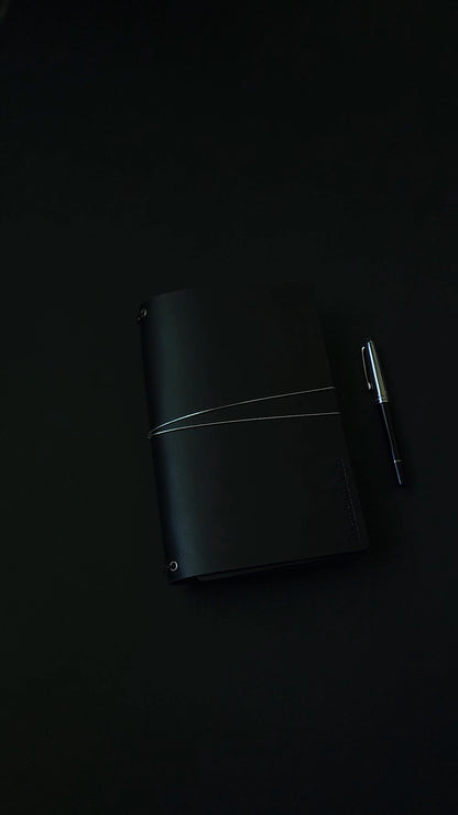 Memento Mori, Memento Vivere - A5, noir & silver