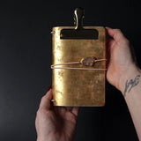 A6 Trifold Leather Journal Cover 1/1 | Rose Gold