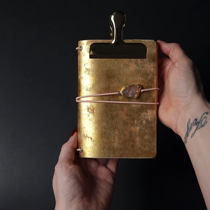 Rose Gold, Limited Release 6.29.2026 | Trifold Leather Journal Covers