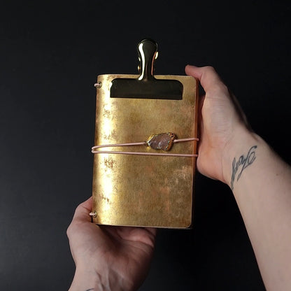 Rose Gold, Limited Release 6.29.2026 | Trifold Leather Journal Covers