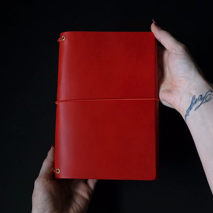 TRIFOLD LEATHER JOURNAL COVER