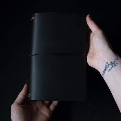 TRIFOLD LEATHER JOURNAL COVER