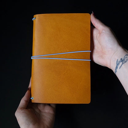 TRIFOLD LEATHER JOURNAL COVER