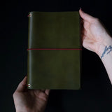 TRIFOLD LEATHER JOURNAL COVER
