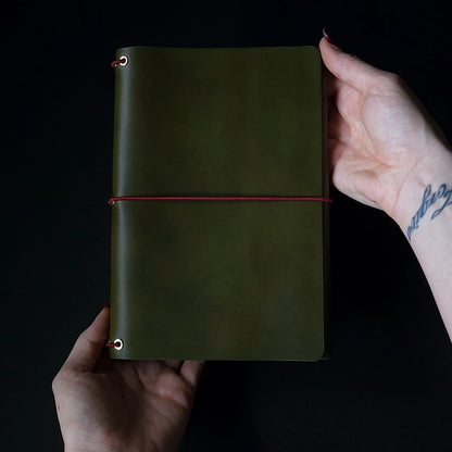 TRIFOLD LEATHER JOURNAL COVER