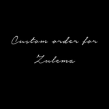 Custom trifold journal cover for Zulema
