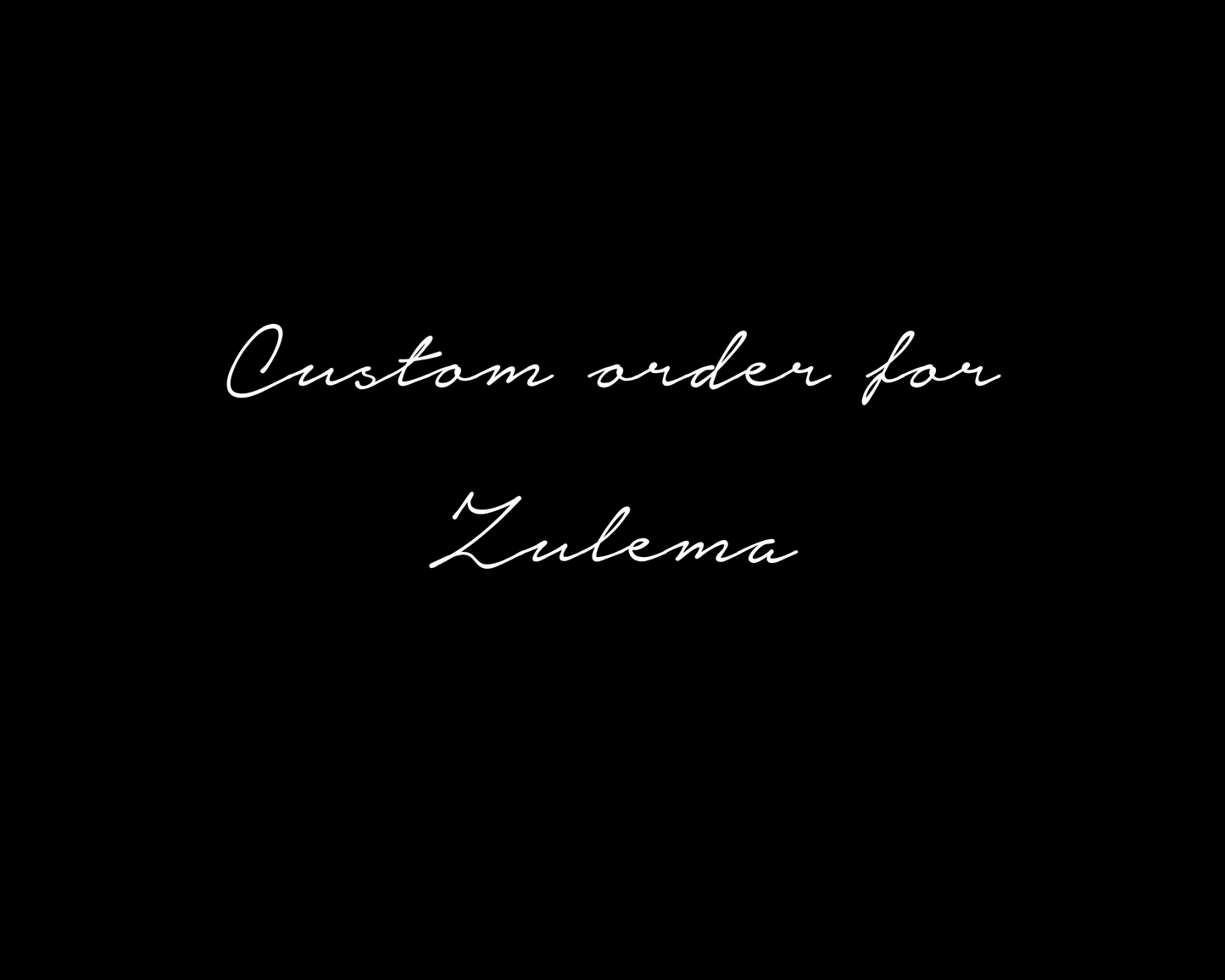 Custom trifold journal cover for Zulema