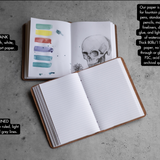 Personalized Leather Vow Books | Tree Silouette