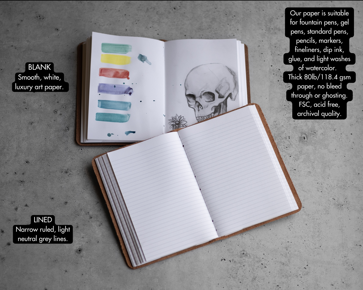 Personalized Leather Vow Books | Letters to my Husband/Wife