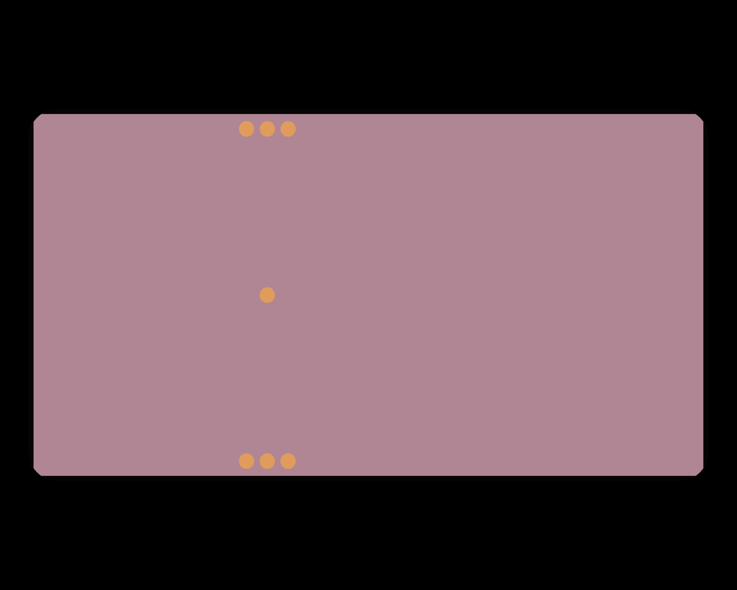 Trifold Leather Journal Cover : Limited color Mauve no.9