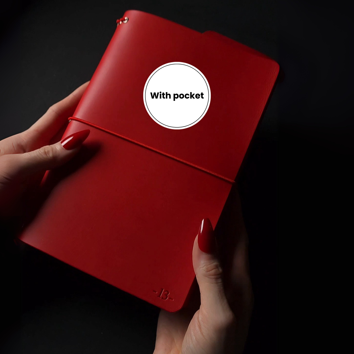 Custom Bifold leather journal for Kayla