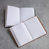 Personalized Leather Journal with Phases of the Moon