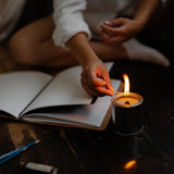 REFILLABLE LEATHER JOURNAL -  Dark Brown
