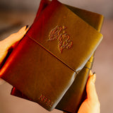 REFILLABLE Leather Travel Journal | Ghost Couple