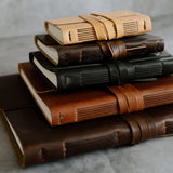 BLACK PERSONALIZED LEATHER JOURNAL (10x14" B4)