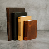 Personalized Leather Journal with Phases of the Moon