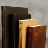 Personalized Leather Journal with Phases of the Moon