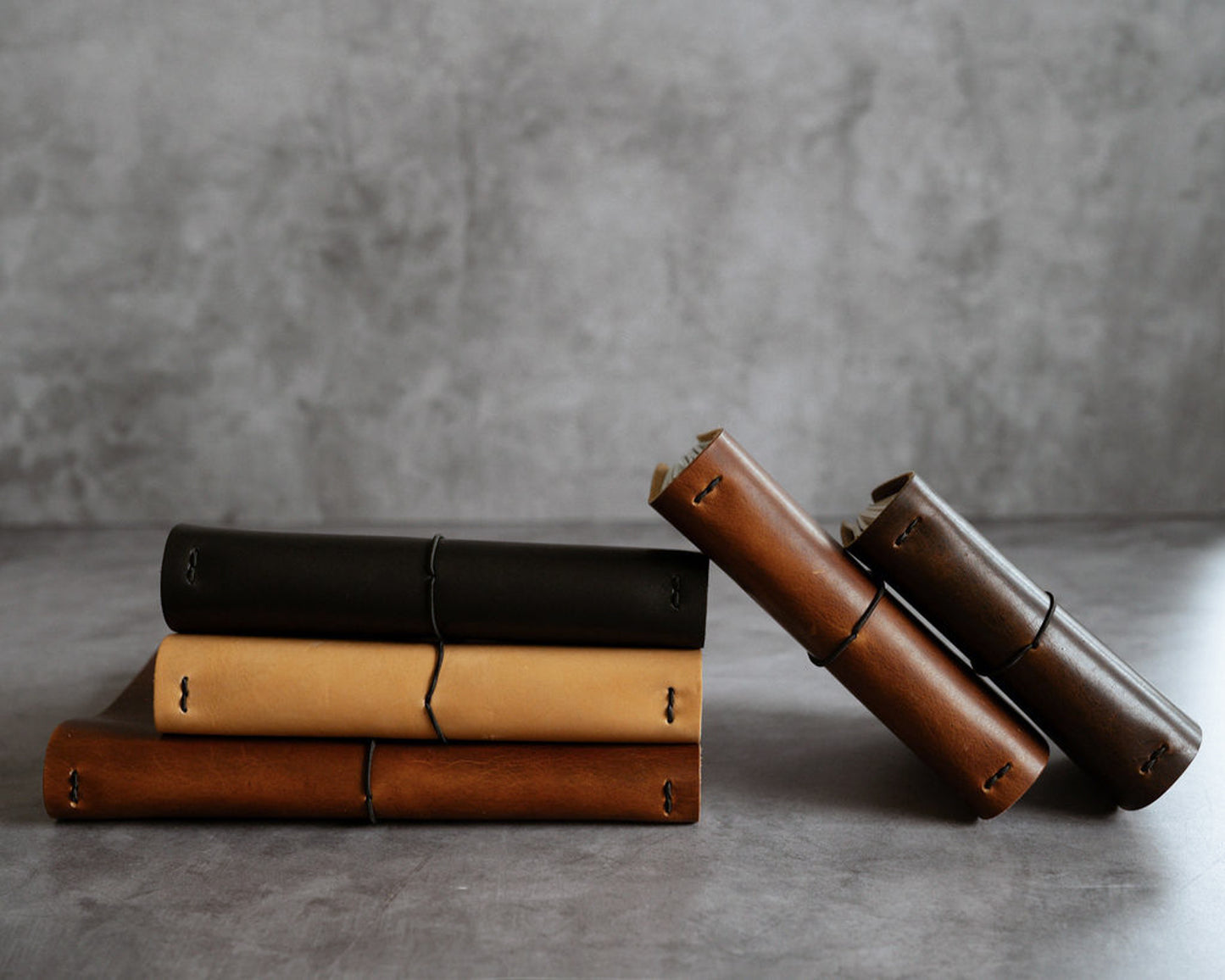 REFILLABLE Leather Travel Journal | Ghost Couple