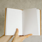 Personalized Leather Journal with Phases of the Moon