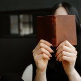 Personalized Leather Pocket Notebook  3.5x5" (Tan Color)