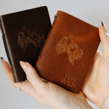 Personalized Leather Vow Books - With Ghost Couple