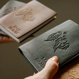 Personalized Leather Vow Books - With Ghost Couple